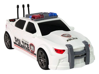Carro de corrida desportivo branco