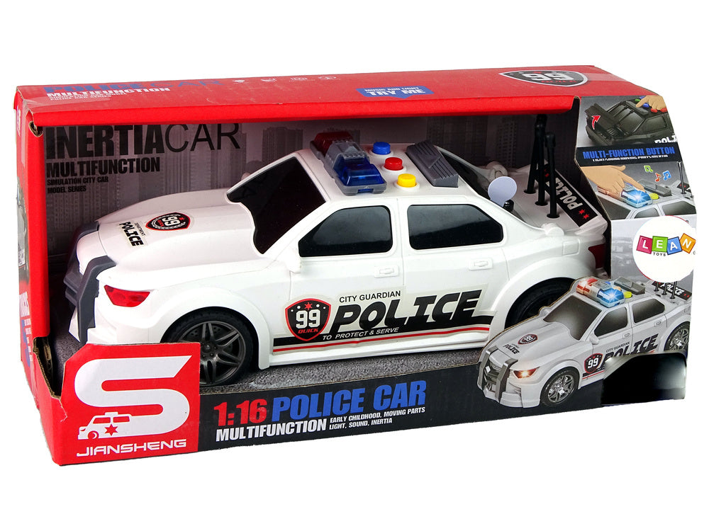 Carro de corrida desportivo branco