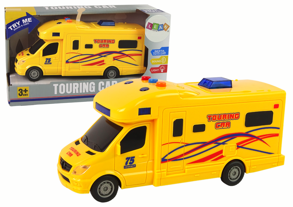 Autocaravana de passeio com fricção, luz e som