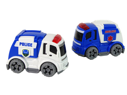 Conjunto de carros com semáforos e sinais de trânsito