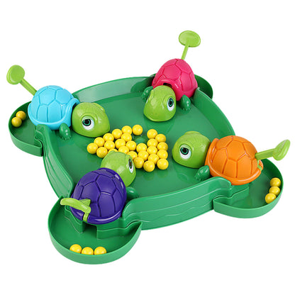 Jogo arcade familiar tartarugas famintas com bolas
