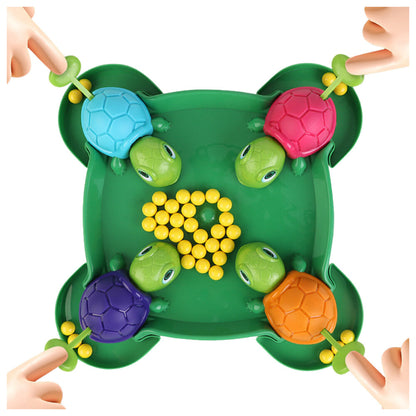 Jogo arcade familiar tartarugas famintas com bolas