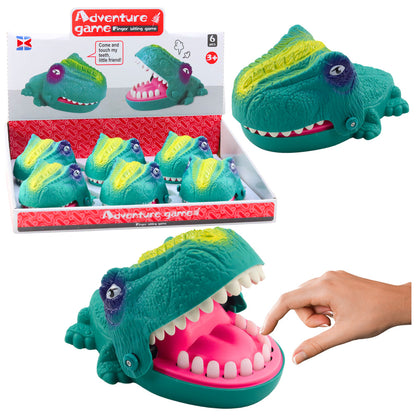 Jogo arcade dinossauro mordida verde