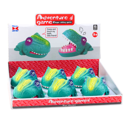 Jogo arcade dinossauro mordida verde