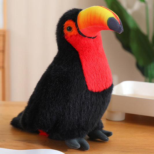Peluche tucano vermelho 20 cm