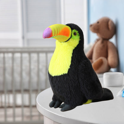 Peluche tucano amarelo 30 cm