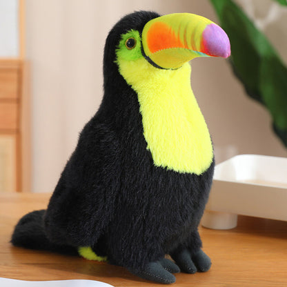 Peluche tucano amarelo 35 cm