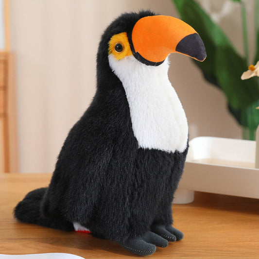Peluche tucano branco 35 cm