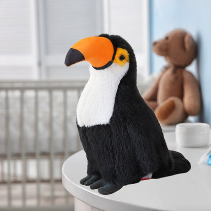 Peluche tucano branco 35 cm