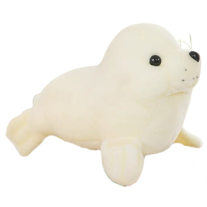 Peluche foca branca 24 cm