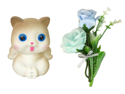 Boneca Emily flor com gato