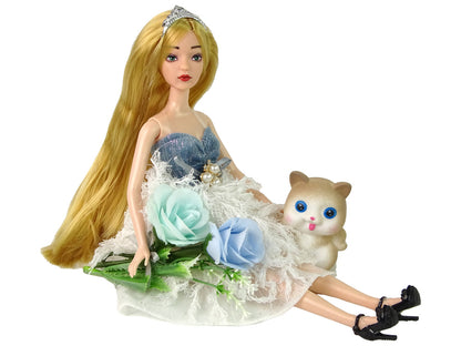 Boneca Emily flor com gato