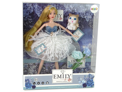 Boneca Emily flor com gato