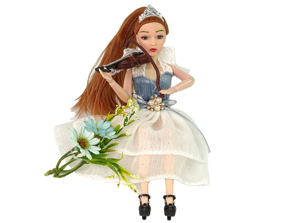 Boneca Emily violino flores