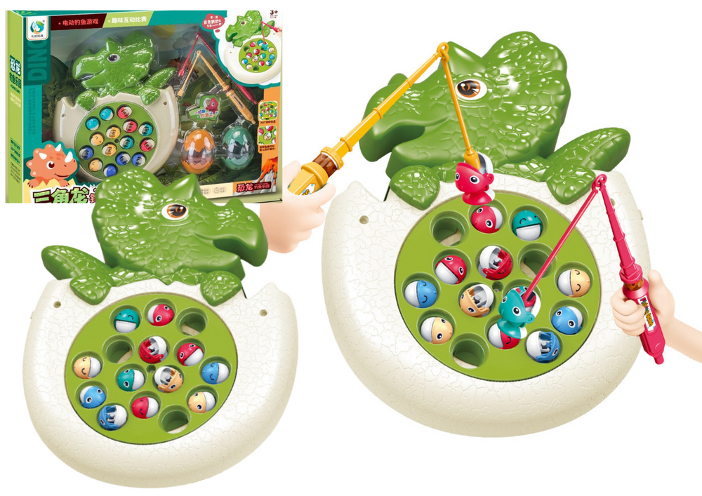 Jogo pesca dinossauro com som