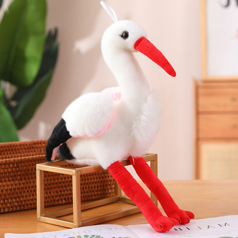 Peluche cegonha 37 cm