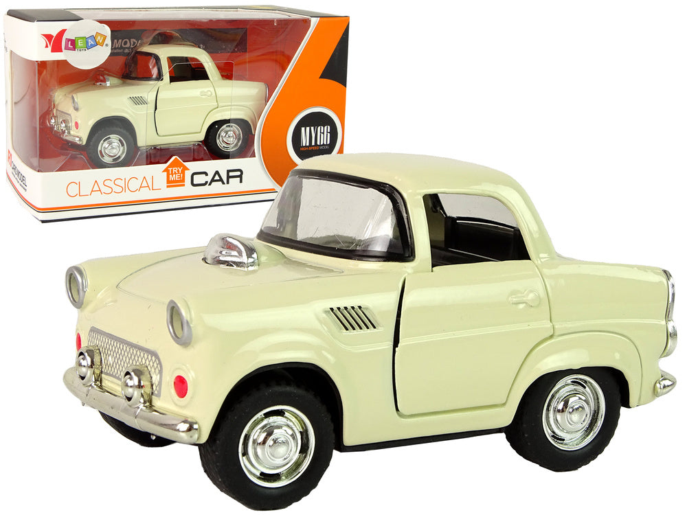 Carro clássico metálico portas abrir som