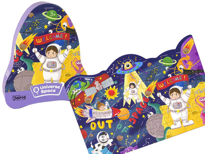 Puzzle espaço UFO planetas 48 peças
