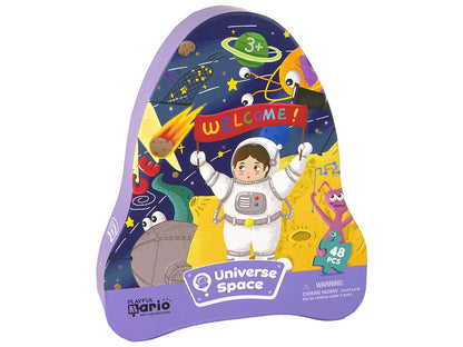 Puzzle espaço UFO planetas 48 peças