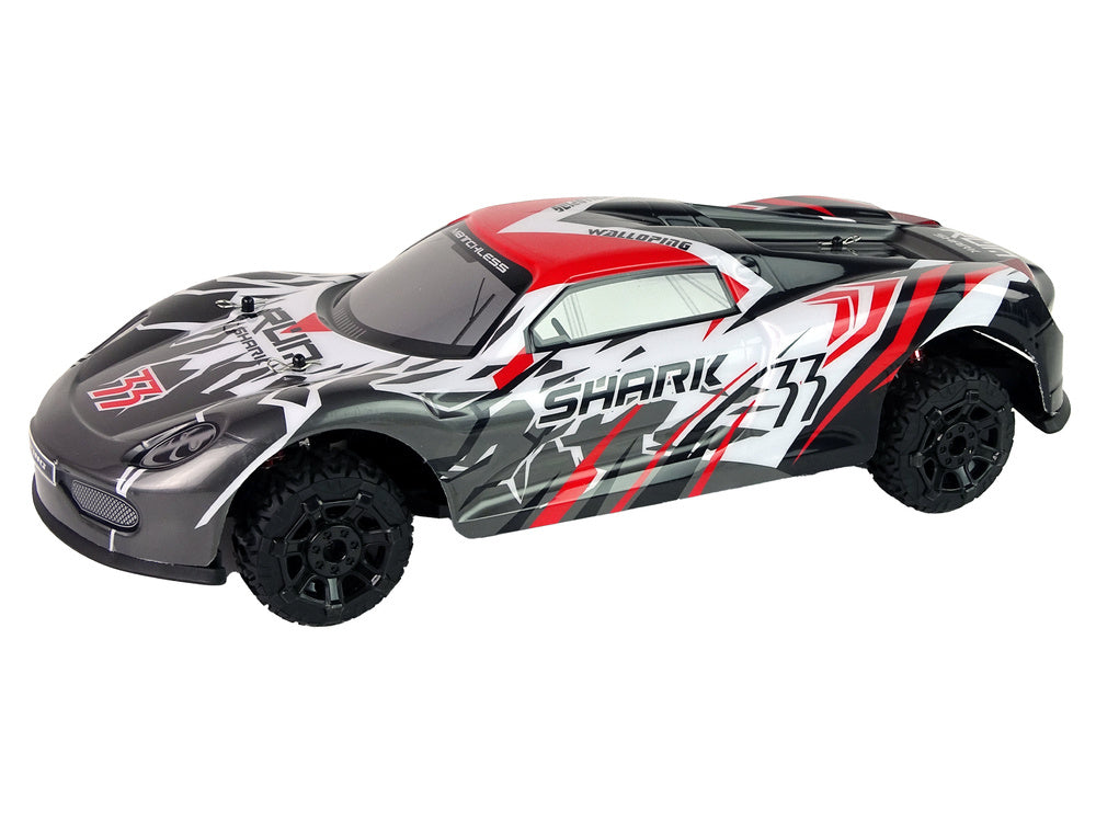 Carro desportivo RC 1:8 cinza branco