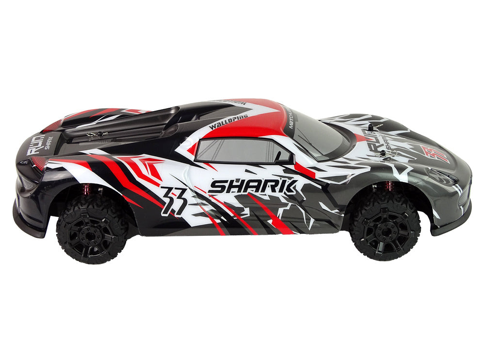 Carro desportivo RC 1:8 cinza branco