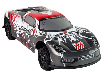 Carro desportivo RC 1:8 cinza branco