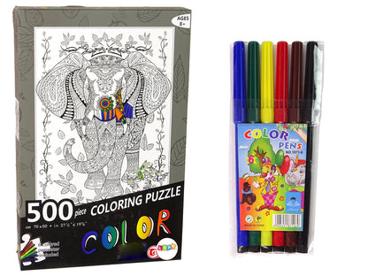 Puzzle elefante 500 peças