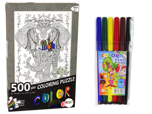 Puzzle elefante 500 peças