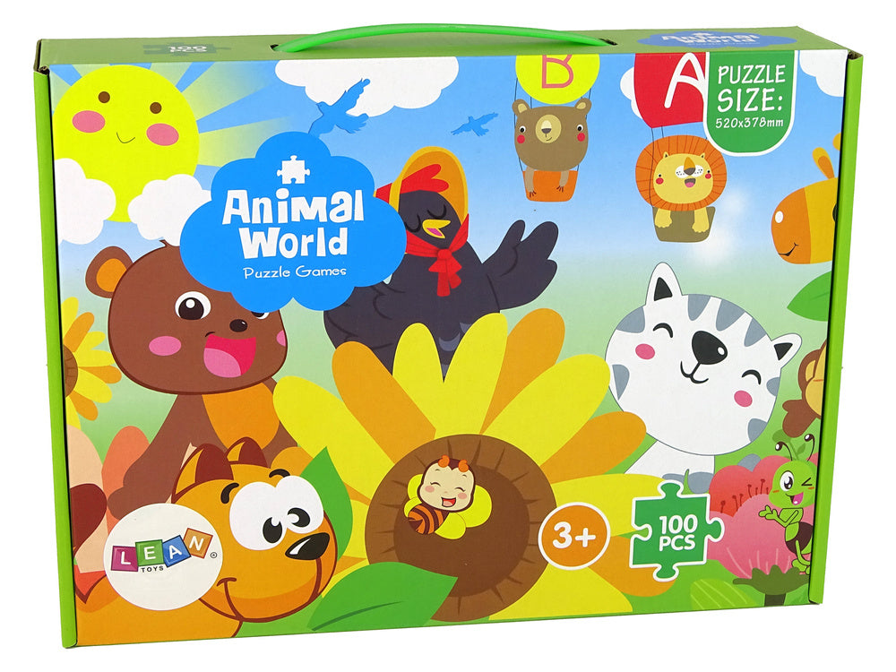 Puzzle animais 100 peças