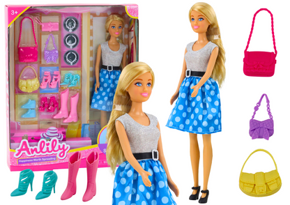 Boneca Anlily roupas acessórios