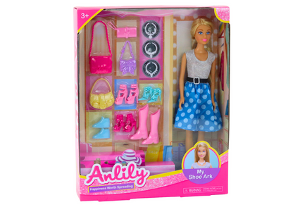 Boneca Anlily roupas acessórios