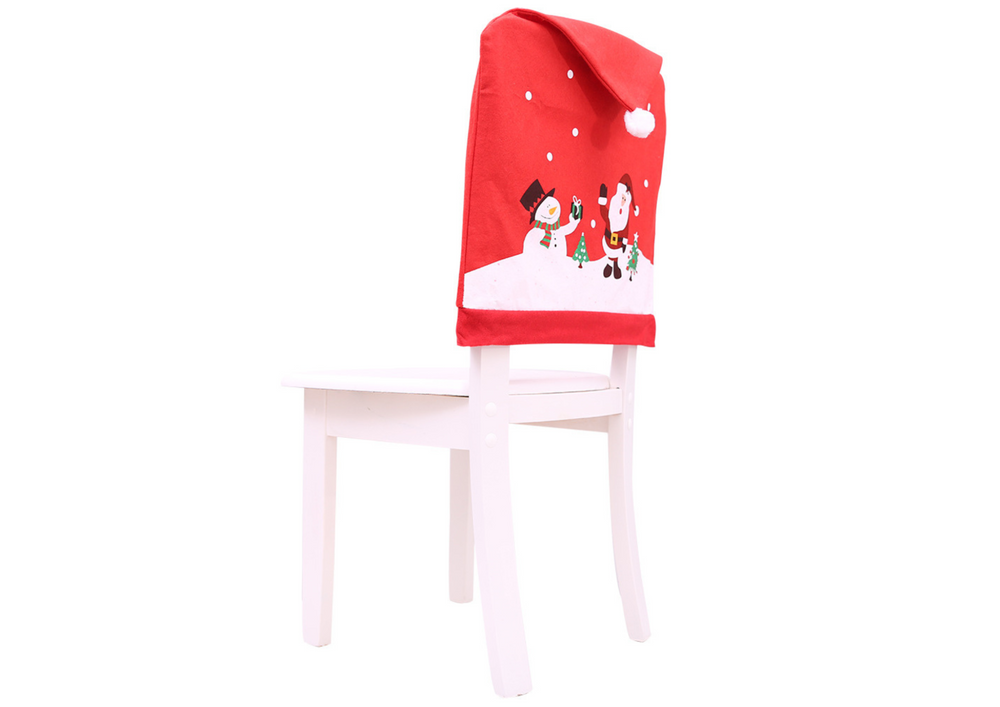 Capa cadeira Natal vermelha