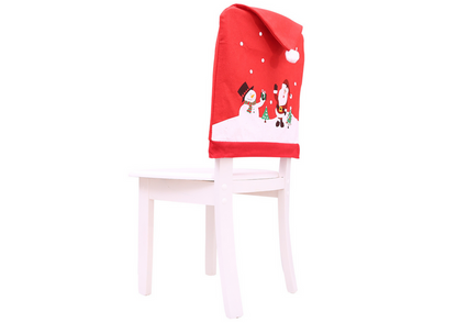 Capa cadeira Natal vermelha