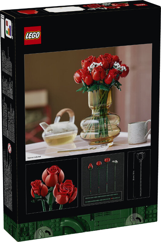 LEGO Icons bouquet rosas