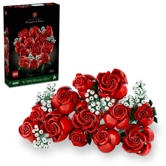 LEGO Icons bouquet rosas