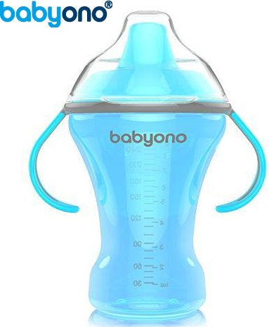 Baby Ono - Copo anti-derramamento com bico rígido 260ml azul