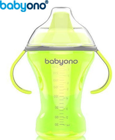 Baby Ono - Copo anti-derramamento com bico rígido 260ml verde