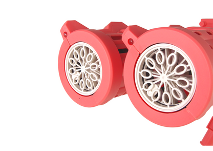 Pistola bolhas sabão tripé rosa