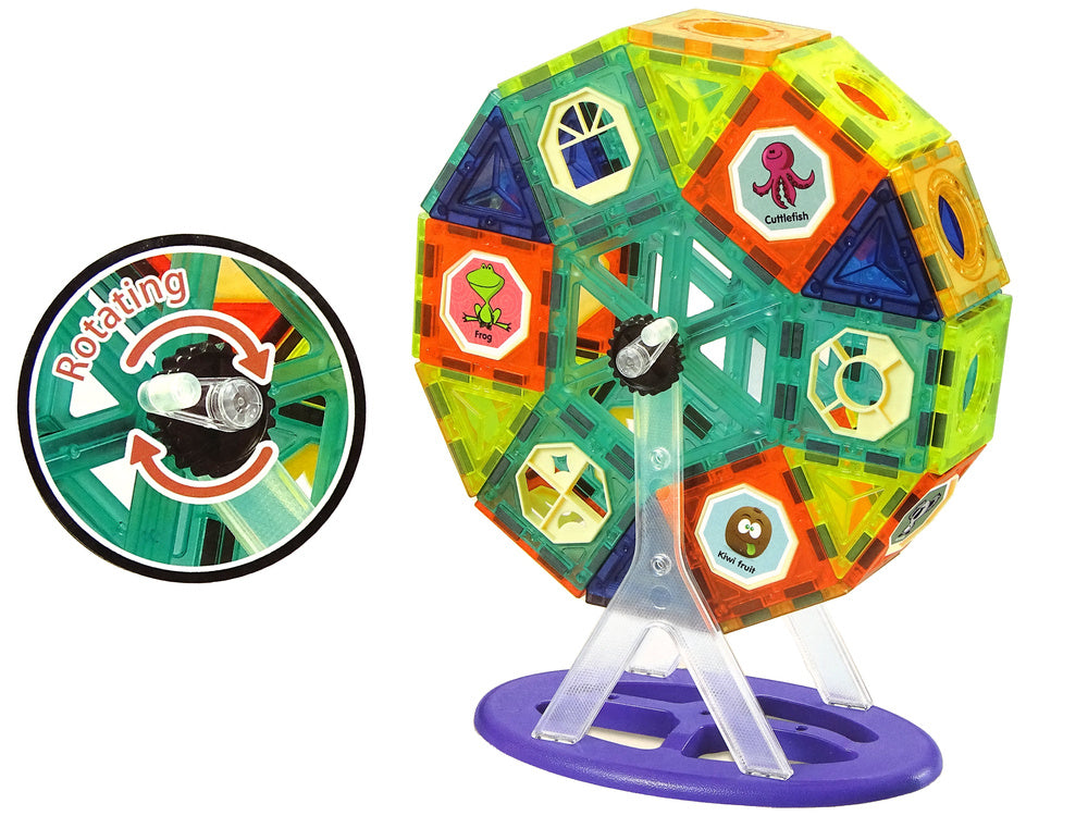 Blocos magnéticos 3D moinho 71 peças