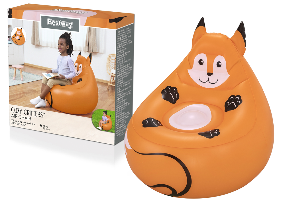 Poltrona insuflável raposa 72x72x64 cm Bestway