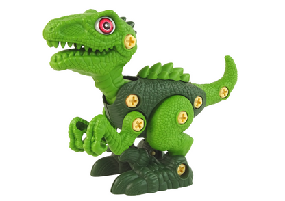 Dinossauro desmontável DIY verde