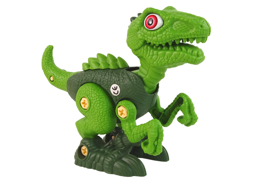 Dinossauro desmontável DIY verde
