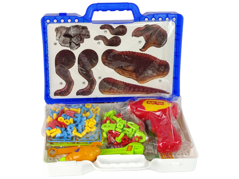 Blocos construção 3D dinossauros DIY