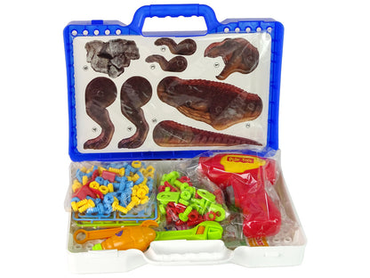 Blocos construção 3D dinossauros DIY