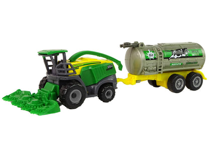 Veículo agrícola plástico verde/amarelo