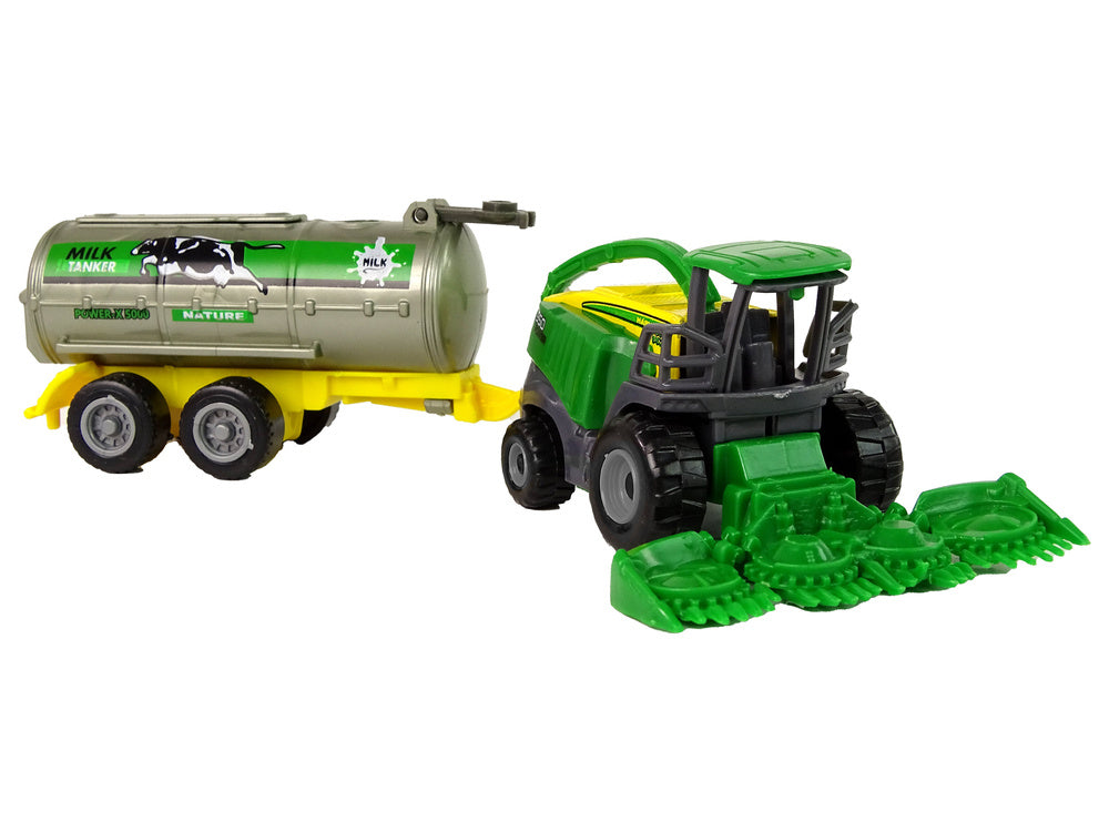 Veículo agrícola plástico verde/amarelo