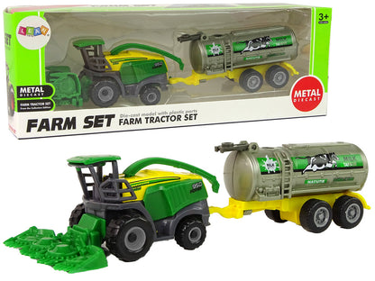 Veículo agrícola plástico verde/amarelo
