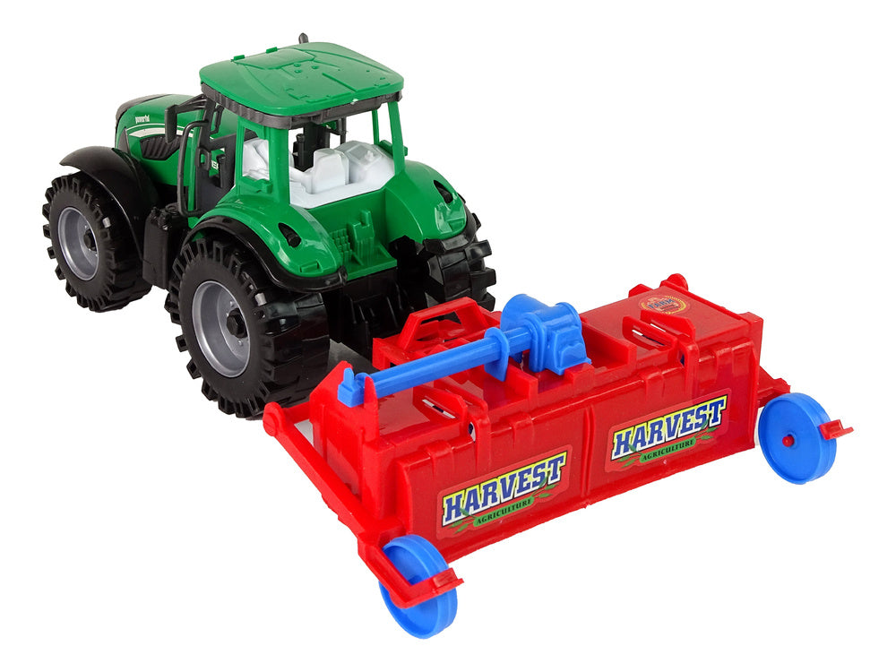 Trator Agrícola de Fricção Verde com Charrua 48 cm