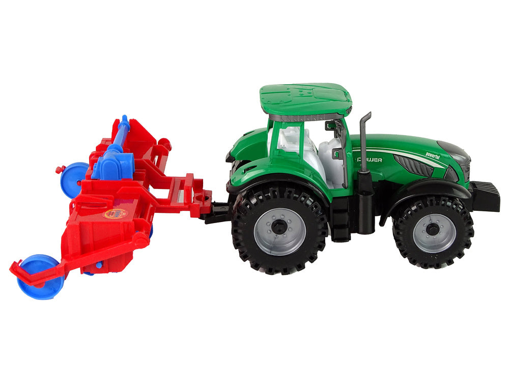Trator Agrícola de Fricção Verde com Charrua 48 cm
