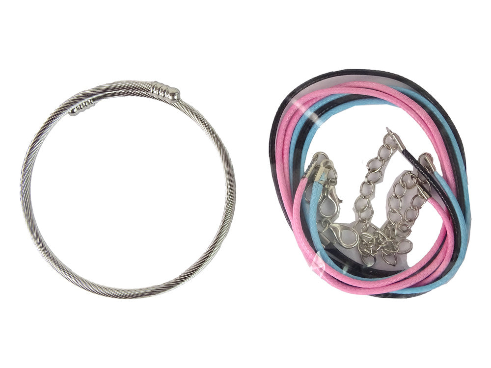 Kit pulseiras DIY 90 contas